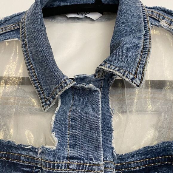 LIU-JO/Size M-L/Denim Vest/Worn once - Picture 4 of 11
